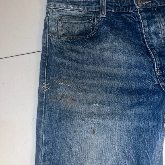 Ksubi Chitch Odyssey Denim Men's Distressed Blue Jeans Size 34